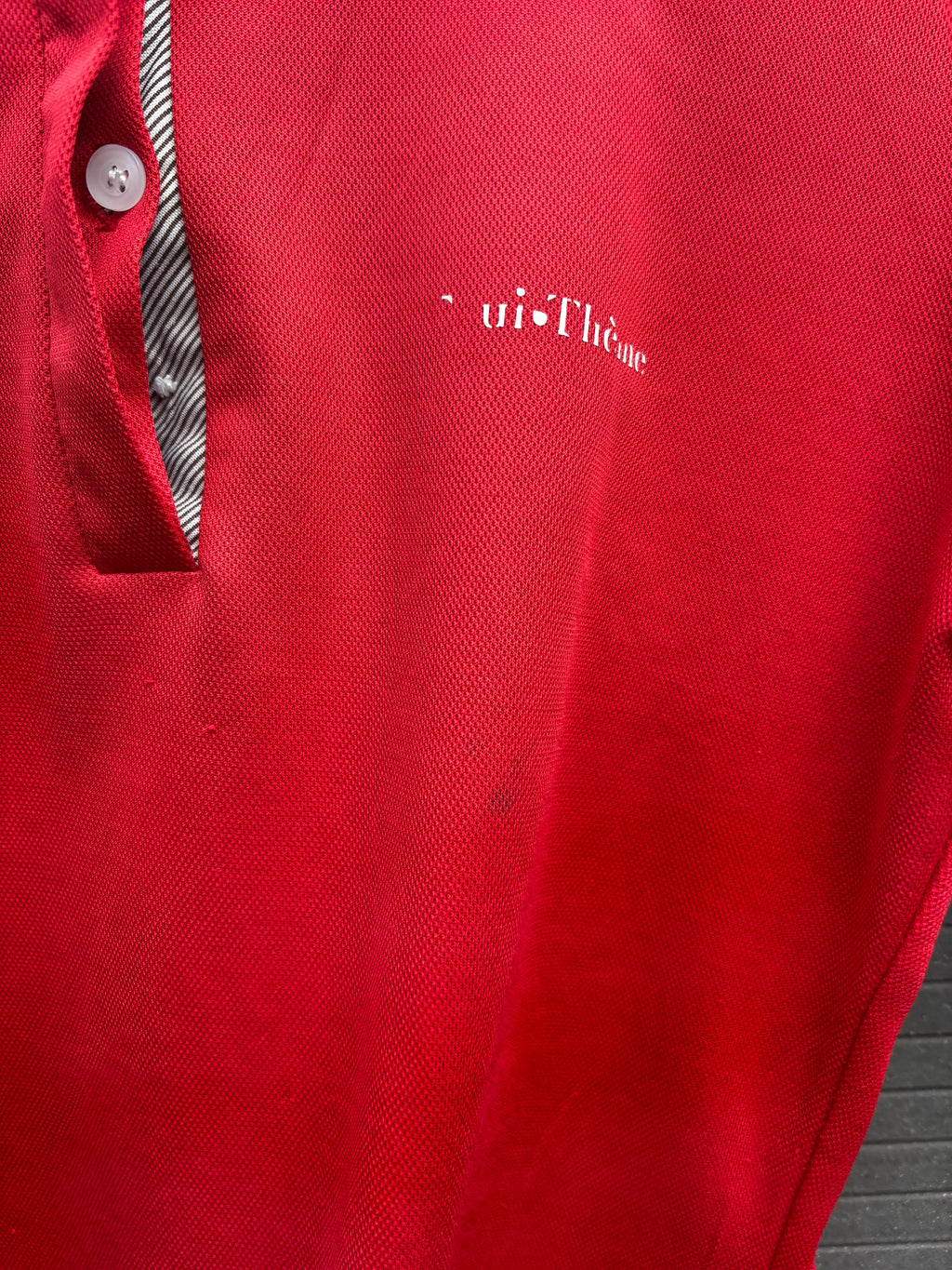 Polo de concours rouge CH Sellerie