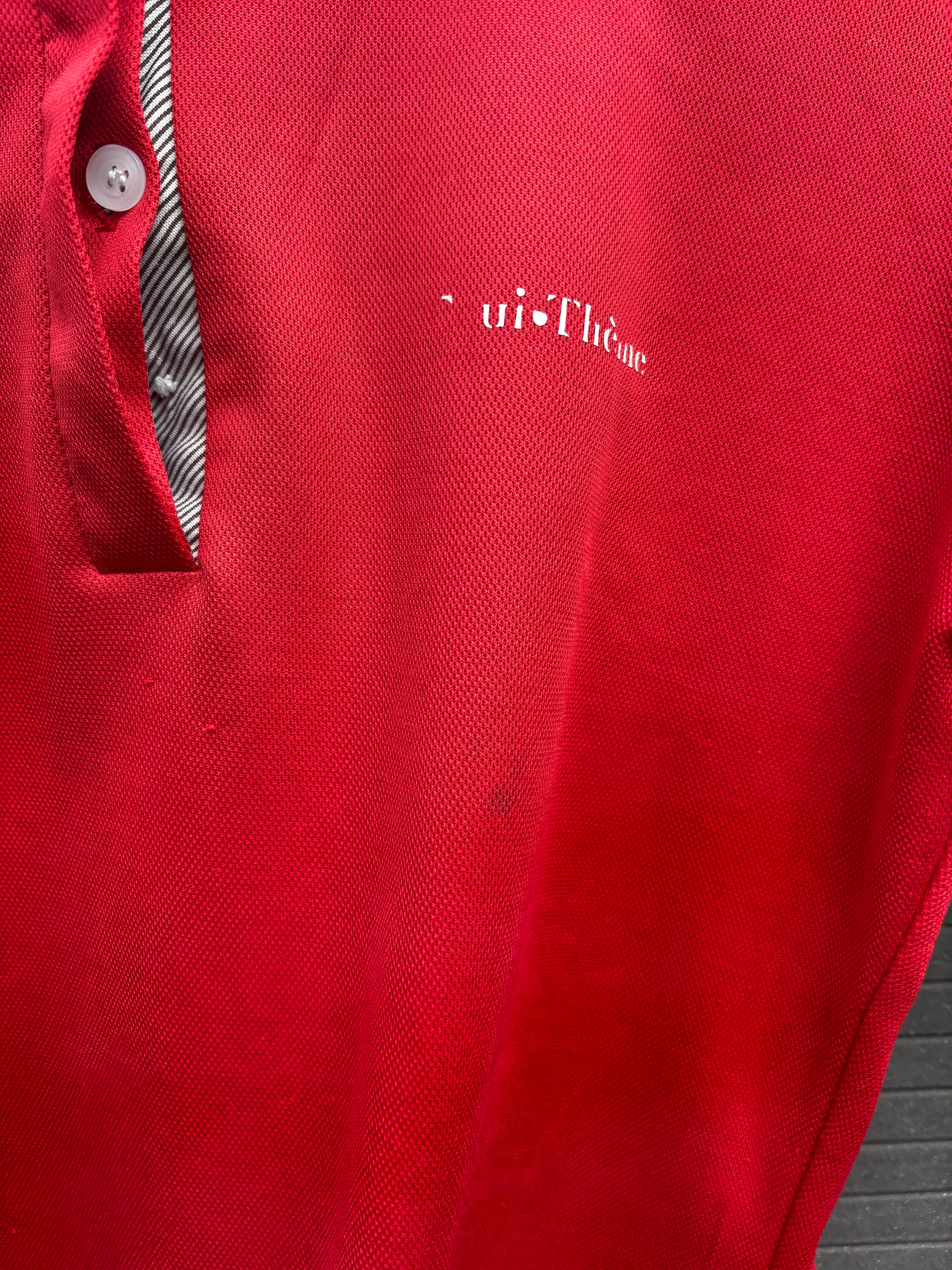 Polo de concours rouge CH Sellerie