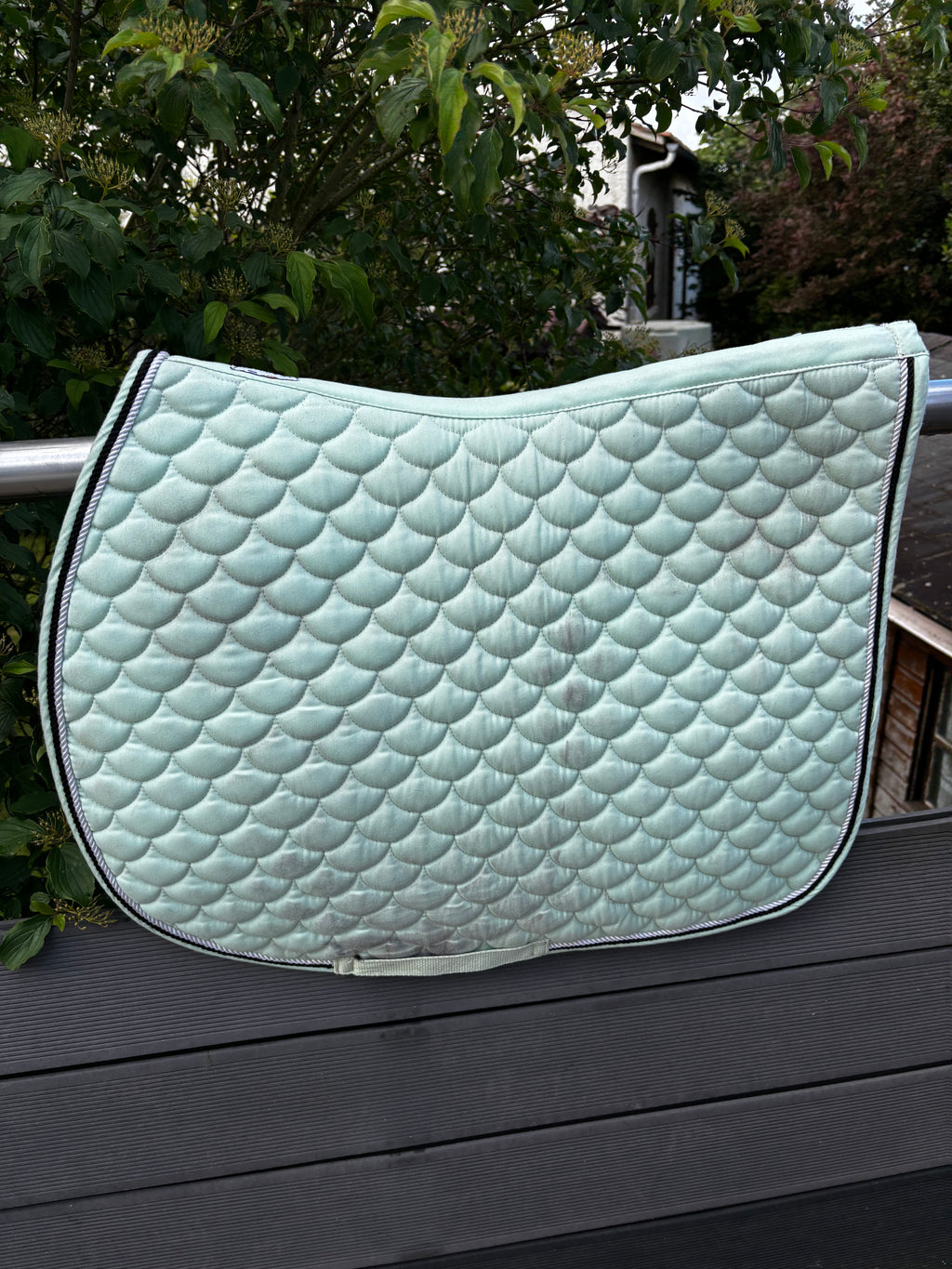Tapis turquoise CH Sellerie