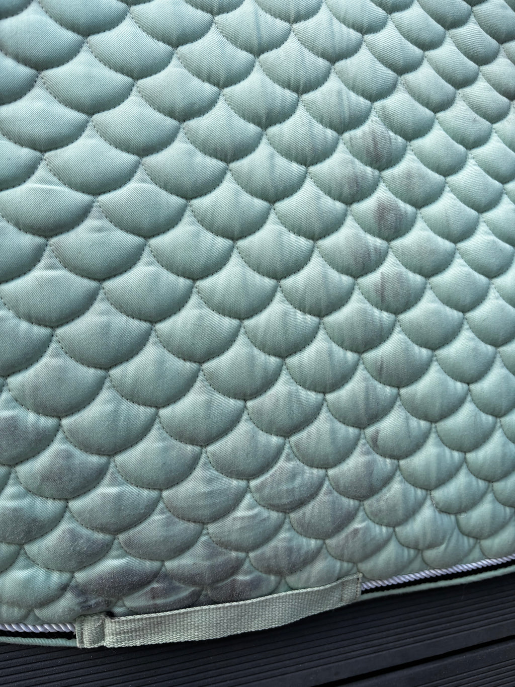 Tapis turquoise CH Sellerie